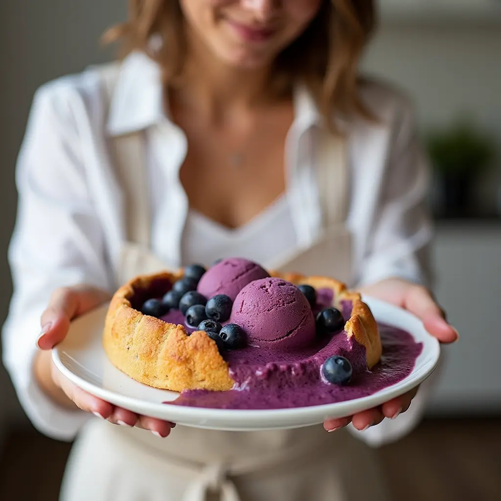blueberry ice cream recipe