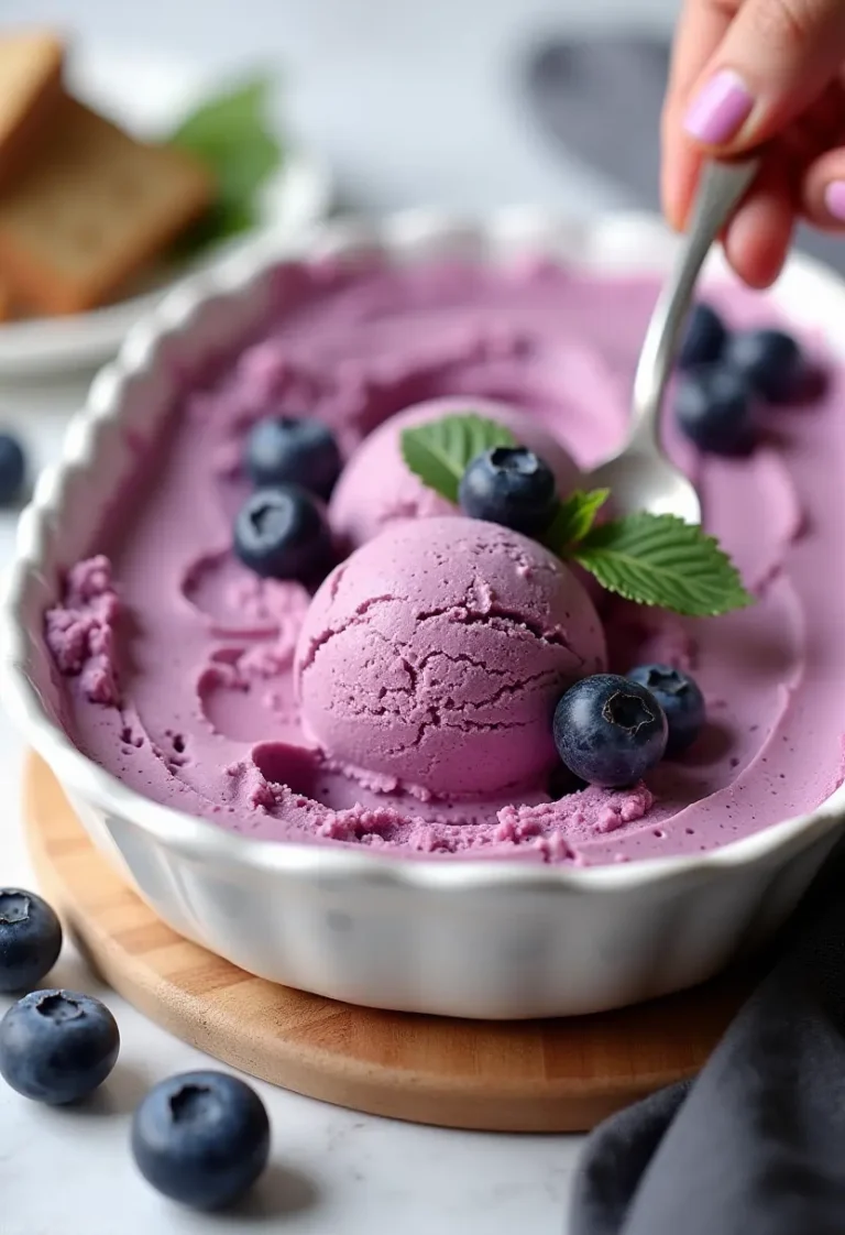 blueberry ice cream recipe