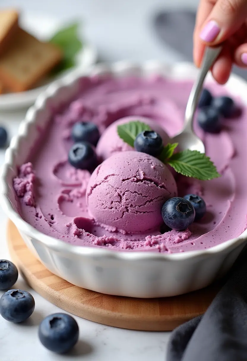 blueberry ice cream recipe