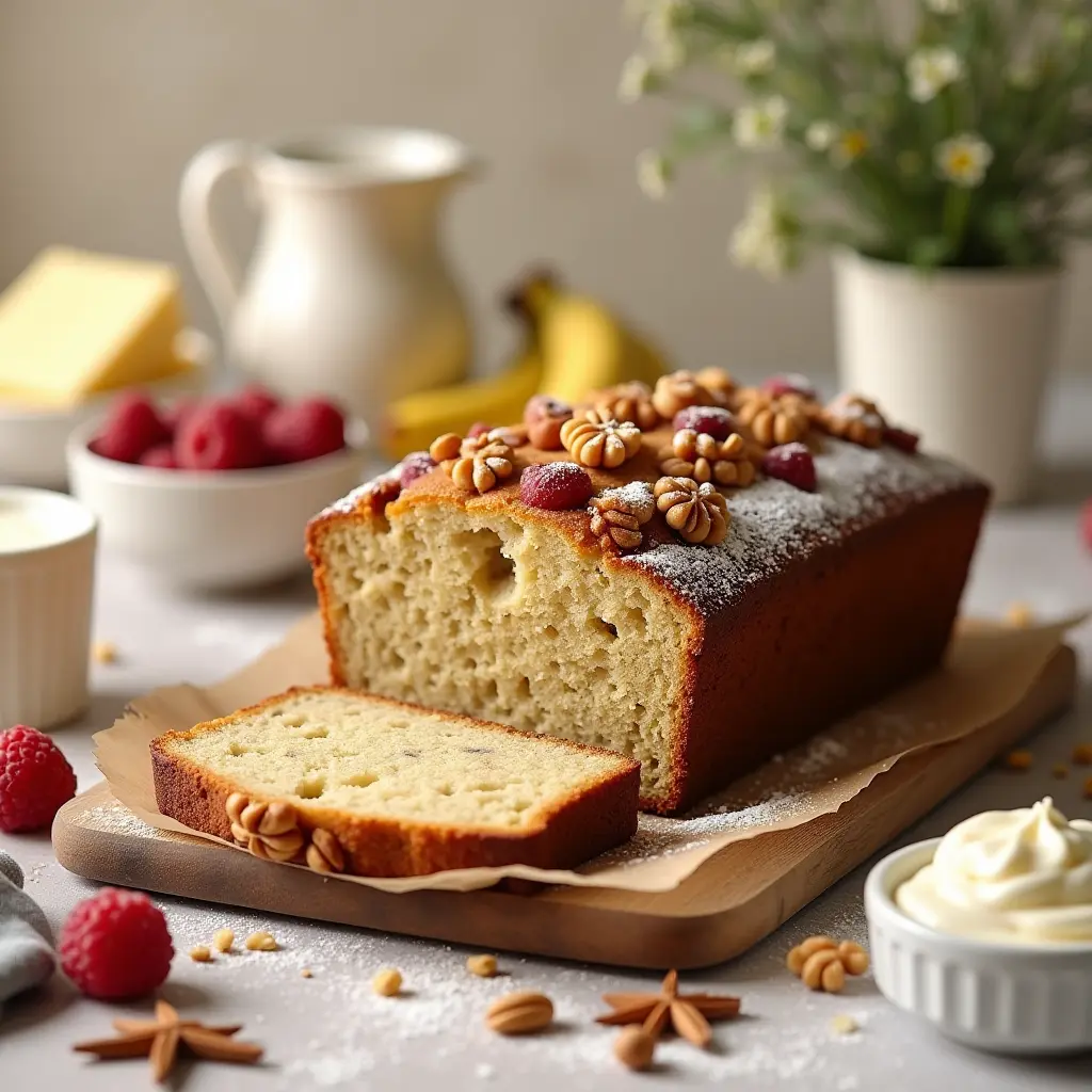 banana nut bread with cake mix