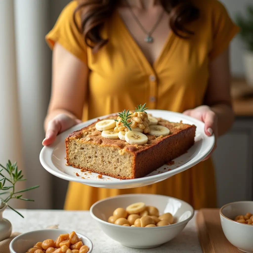 banana nut bread with cake mix