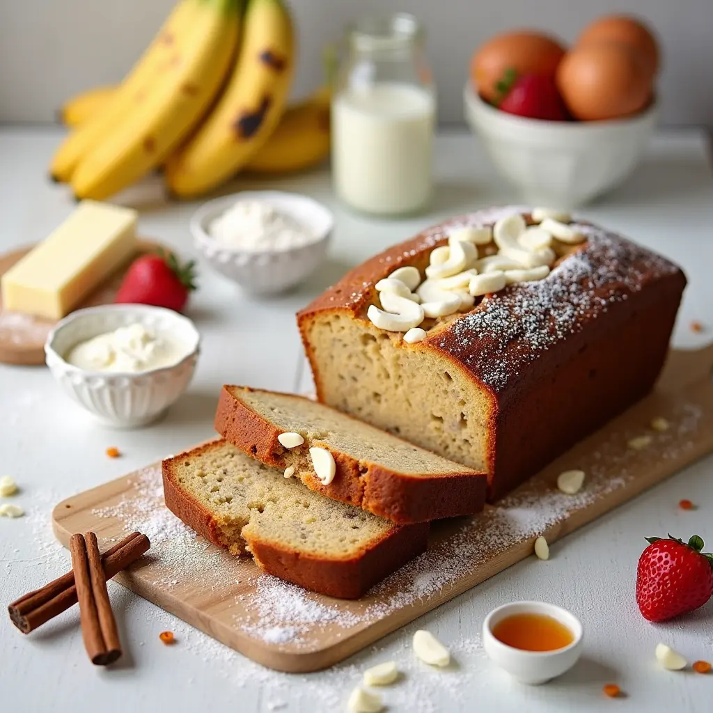 easy banana bread with cake mix